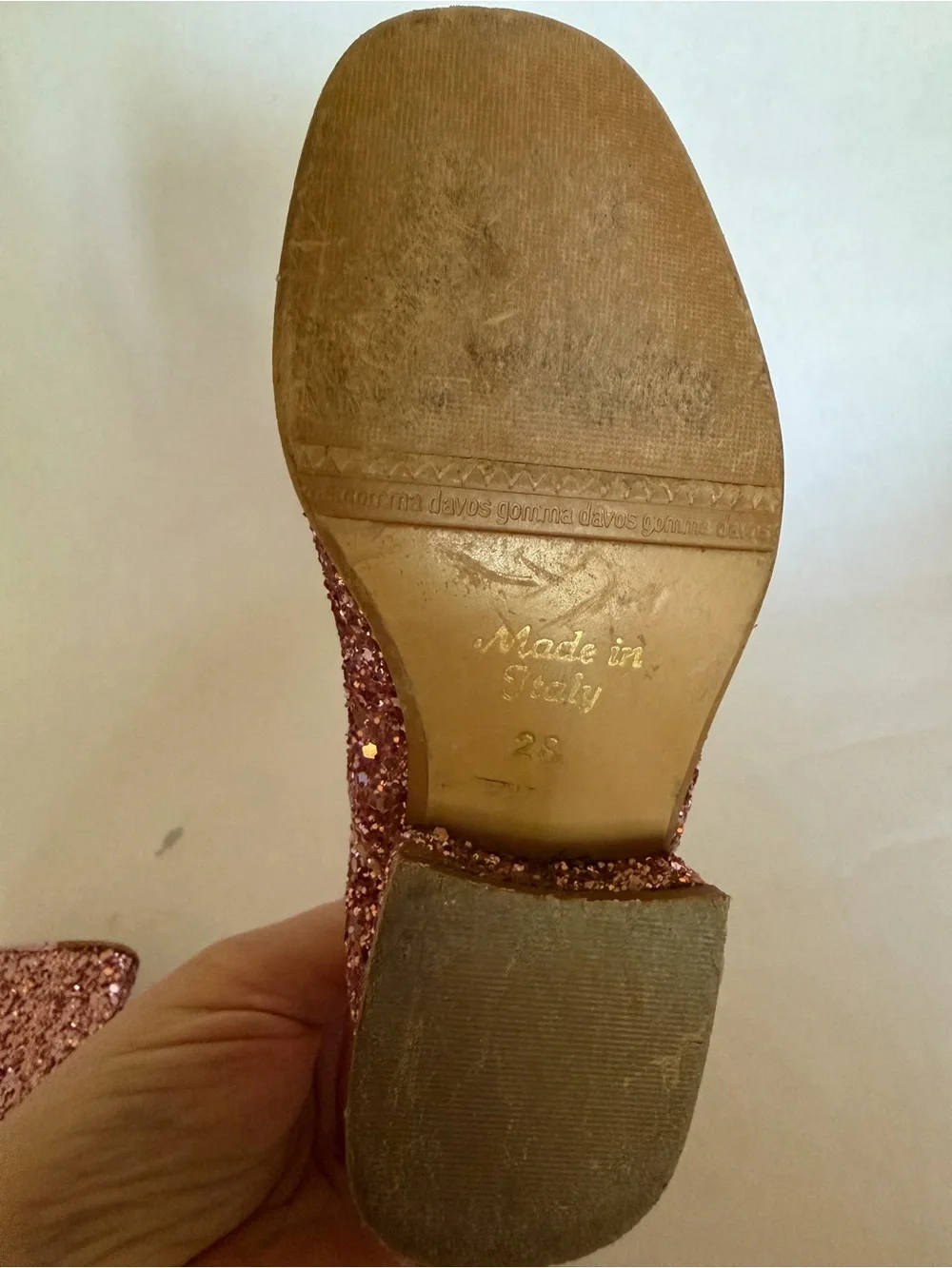 Girls' Glitter Zip-Up Boots in Pink